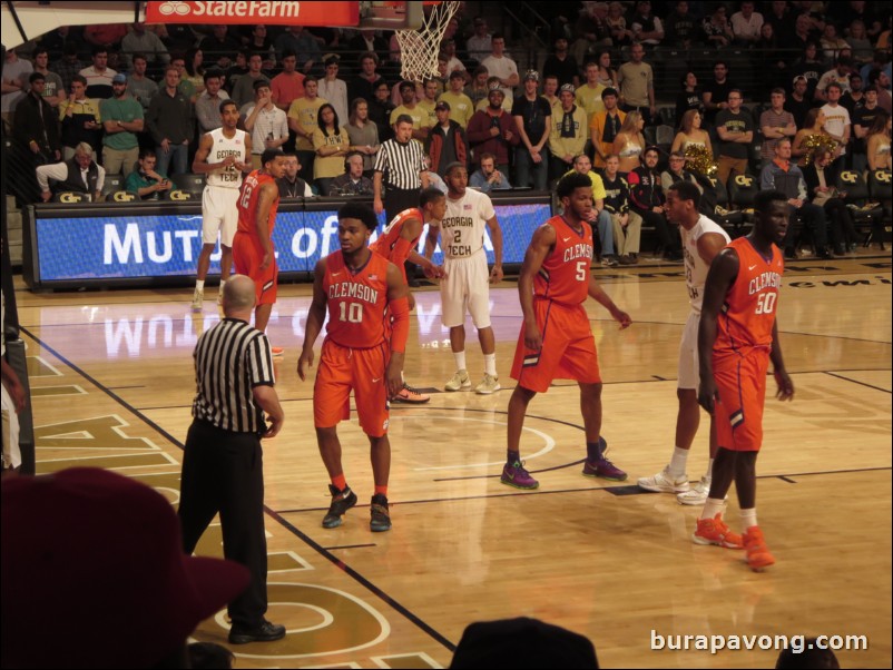 Georgia Tech vs. Clemson. 2/23/2016.