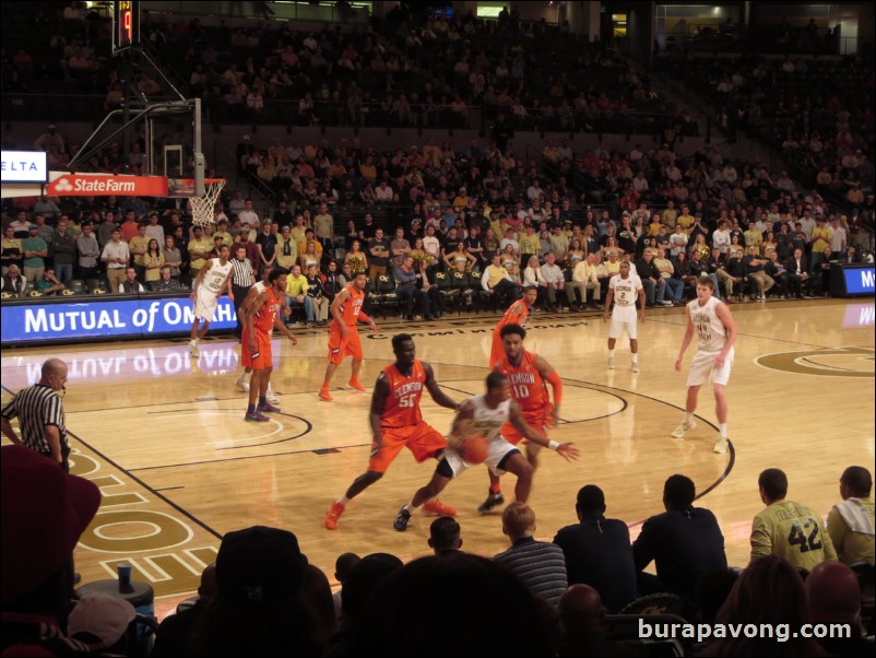 Georgia Tech vs. Clemson. 2/23/2016.