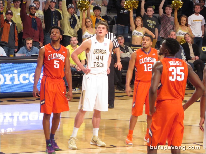 Georgia Tech vs. Clemson. 2/23/2016.