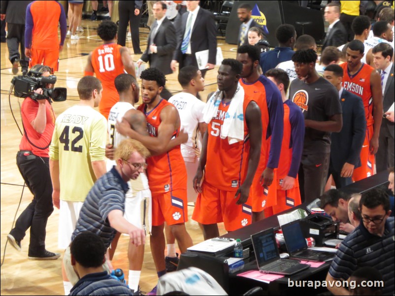 Georgia Tech vs. Clemson. 2/23/2016.