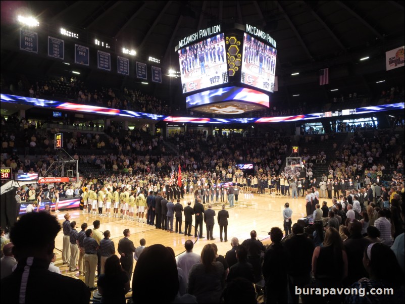 Georgia Tech vs. Pittsburgh. Senior day. 3/5/2016.