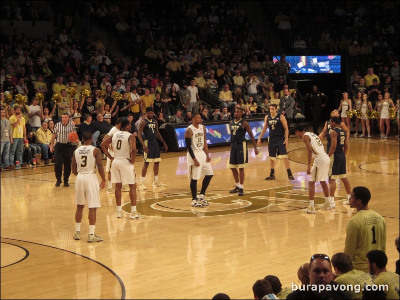 Georgia Tech vs. Pittsburgh. Senior day. 3/5/2016.