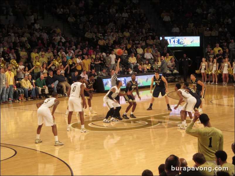 Georgia Tech vs. Pittsburgh. Senior day. 3/5/2016.