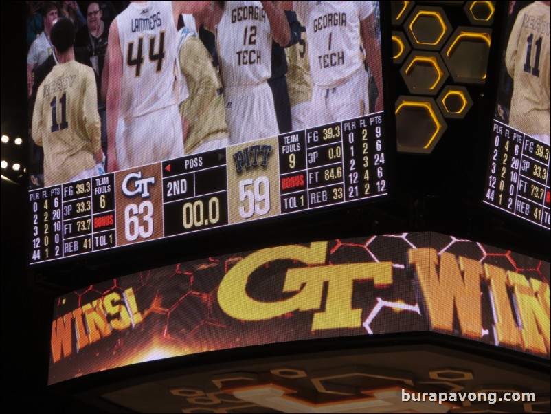 Georgia Tech vs. Pittsburgh. Senior day. 3/5/2016.