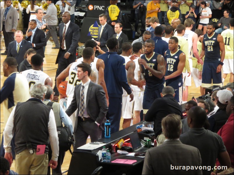 Georgia Tech vs. Pittsburgh. Senior day. 3/5/2016.