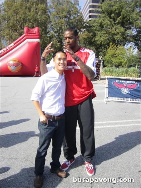 October 23, 2010. Hawks forward Josh Powell.