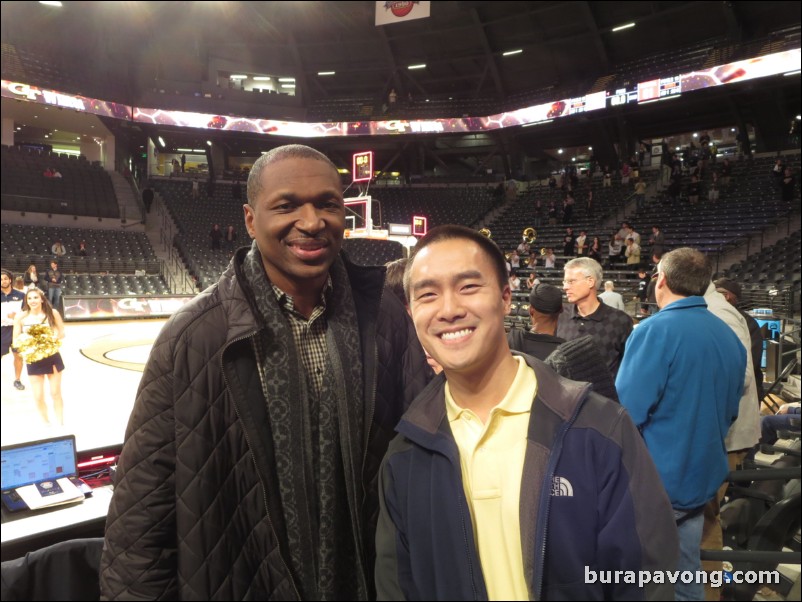 November 13, 2015. Former NBA All-Star and 3-time blocks leader, Theo Ratliff.