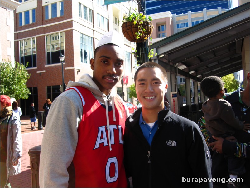 October 25, 2009. Hawks rookie guard Jeff Teague.