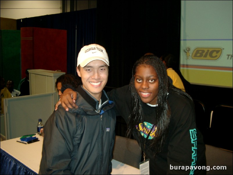  February 6, 2003. NBA All-Star Weekend, Atlanta. Nikki Teasley, point guard for the Los Angeles Sparks.