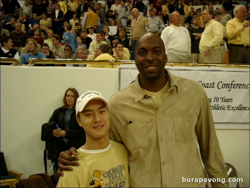 February 9, 2003. John Salley, Tech All-American, NBA champ, and co-host of The Best Damn Sports Show Period.