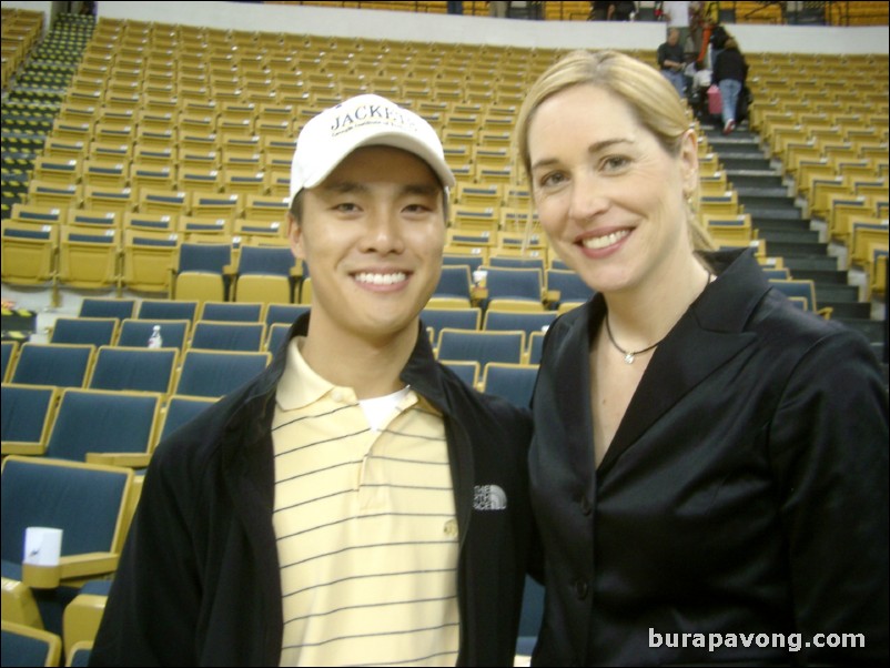 February 26, 2006. ABC/ESPN color analyst and sideline reporter Doris Burke.