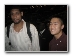 March 25, 2009. Tim Duncan of the San Antonio Spurs. Greatest basketball player of all-time.