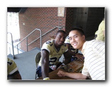 August 19, 2006. Georgia Tech All-America wide receiver Calvin Johnson.