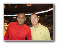 January 18, 2014. Steve Smith, former NBA All-Star (Hawks) and NBA champion (Spurs).