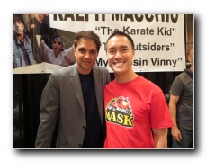 August 30, 2014. Ralph Macchio, The Karate Kid.