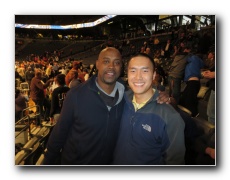 February 8, 2014. Former NBA All-Star and legendary Georgia Tech point guard Kenny Anderson.