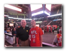 June 25, 2015. Steve Holman, Voice of the Atlanta Hawks.