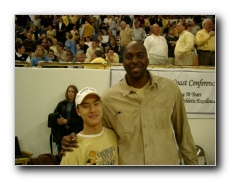 February 9, 2003. John Salley, Tech All-American, NBA champ, and co-host of The Best Damn Sports Show Period.