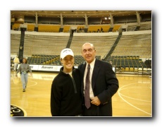 February 26, 2003. Popular college basketball analyst, Dick Vitale.