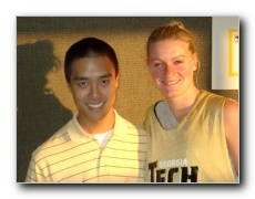 November 1, 2003. Megan Harpring, Tech guard and sister of former Tech All-American and current NBA player Matt Harpring.