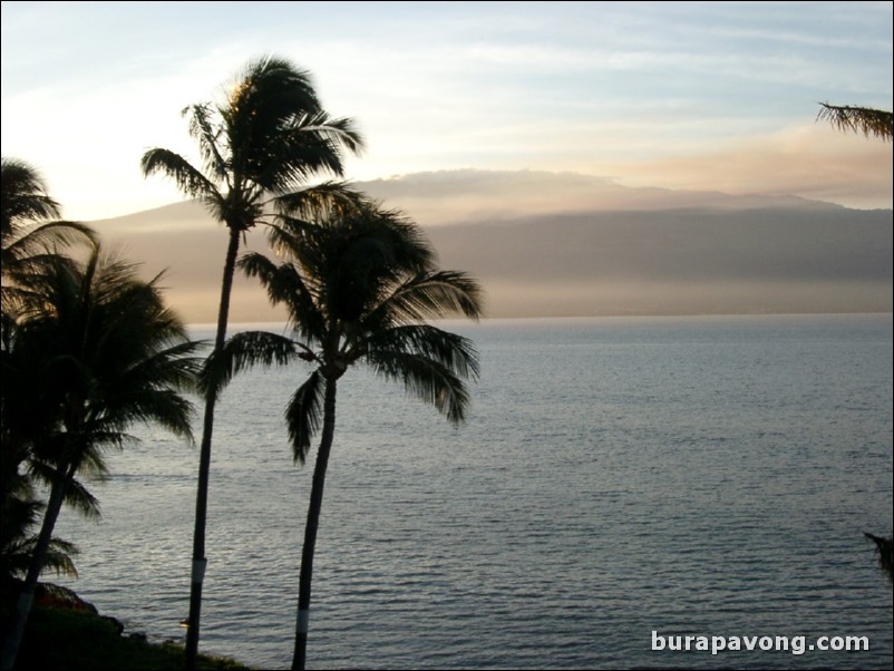 Sunrise at Maalaea Bay.