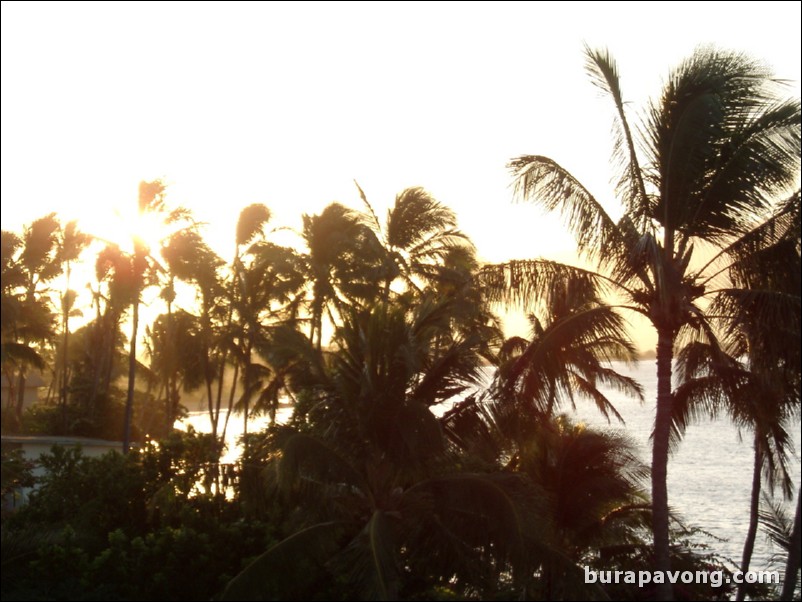 Sunrise at Maalaea Bay.