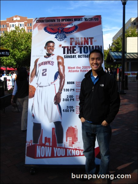 Sign in Atlantic Station advertising 