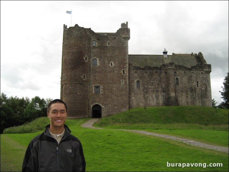 Doune Castle in Stirling.  Monty Python and the Holy Grail was filmed here.