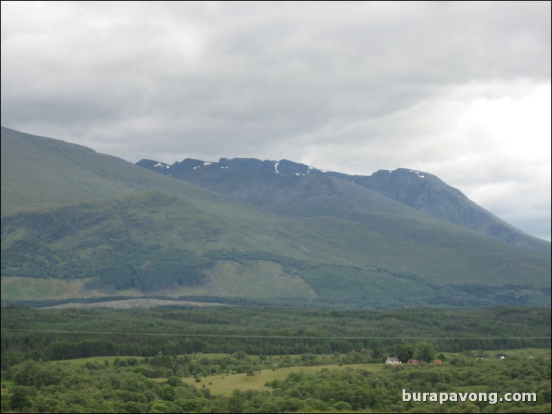 Ben Nevis, the highest mountain in Scotland and the British Isles.