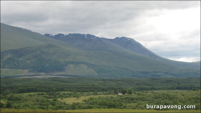 Ben Nevis, the highest mountain in Scotland and the British Isles.