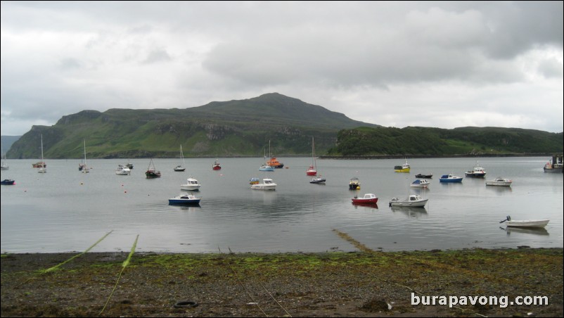 Portree harbour.