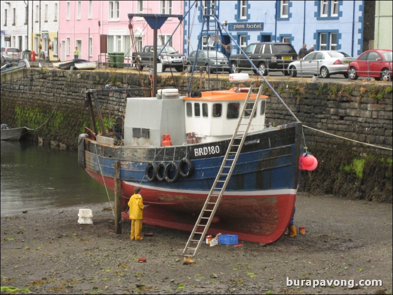 Portree harbour.