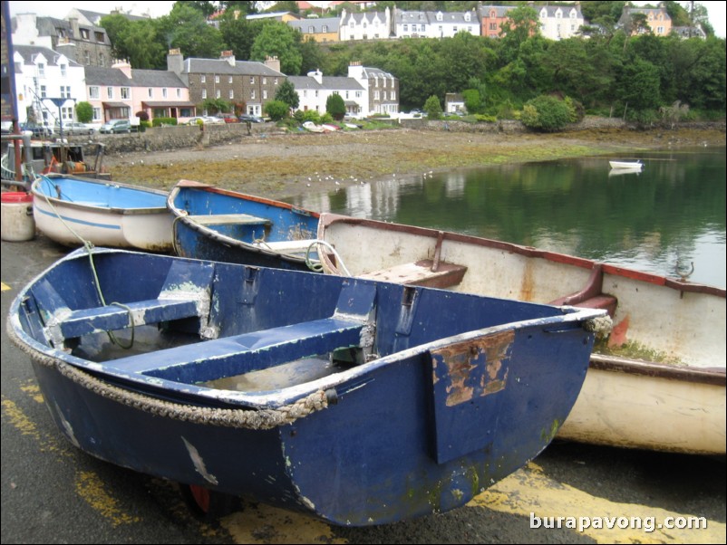 Portree harbour.