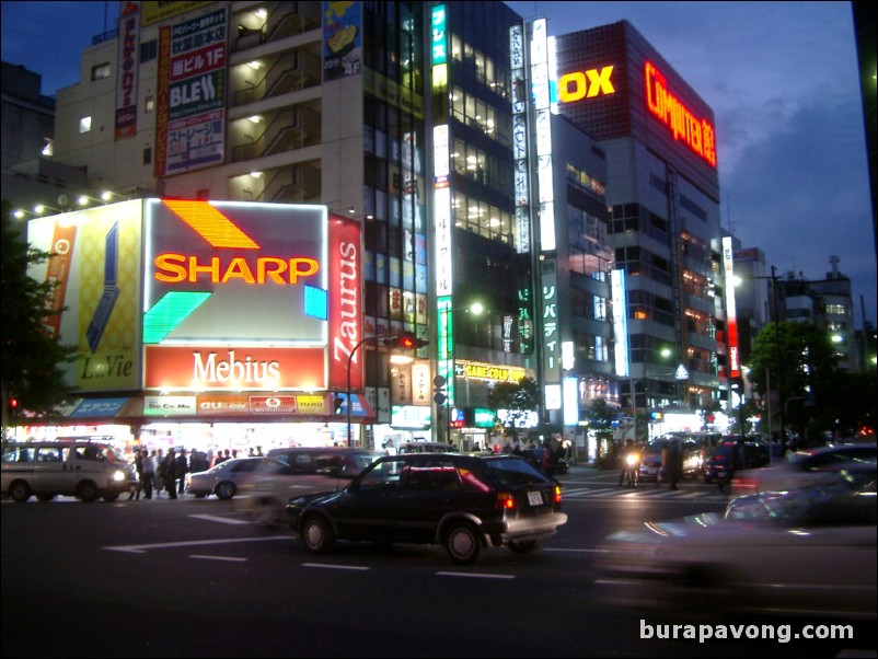 Akihabara at night.