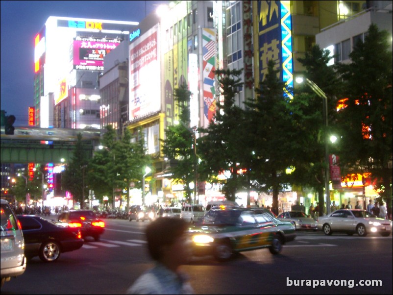 Akihabara at night.