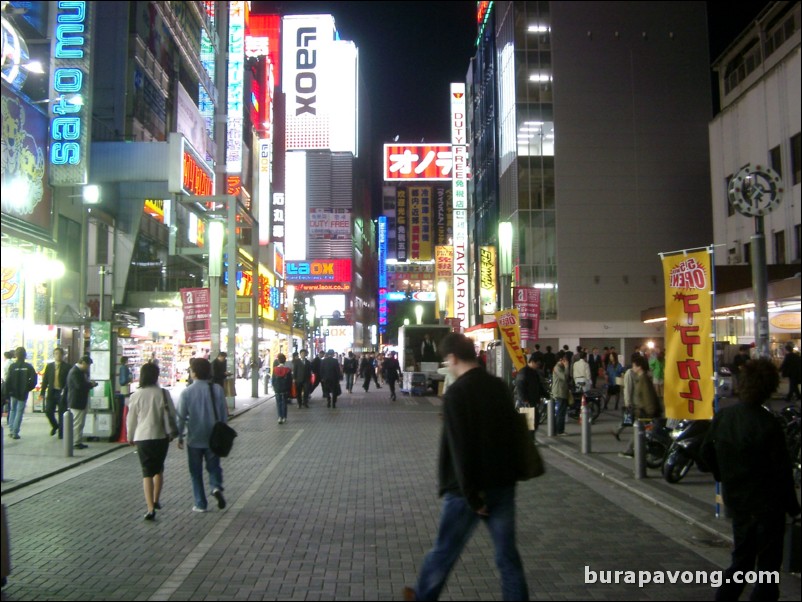 Akihabara at night.