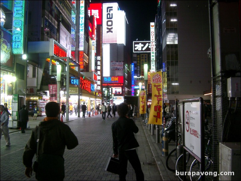 Akihabara at night.