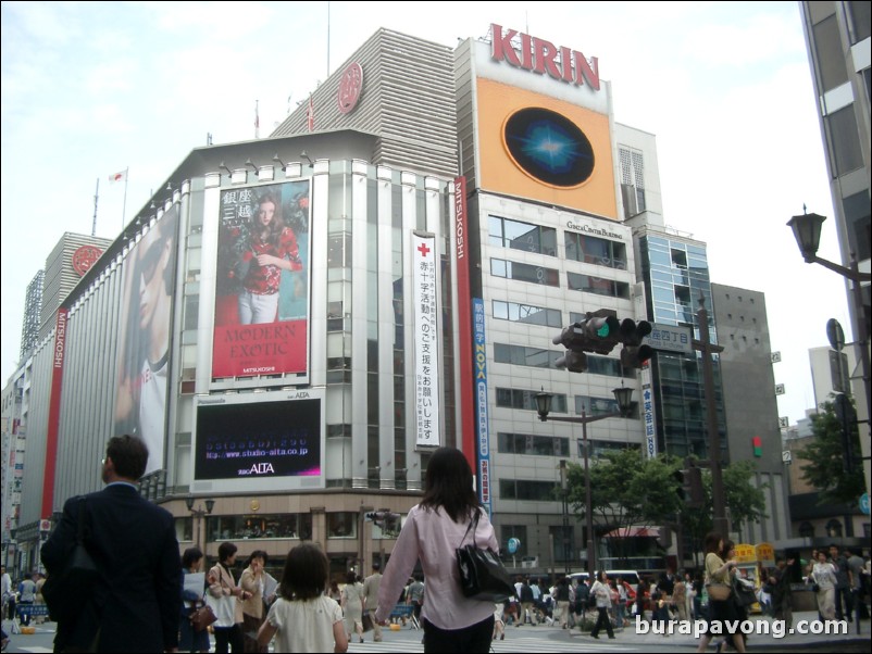 Sunday afternoon in Ginza.