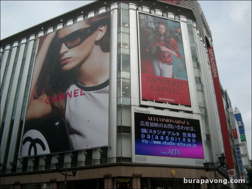 Sunday afternoon in Ginza.