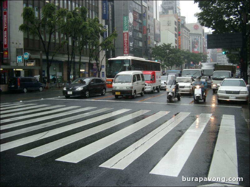 Rainy Ginza.