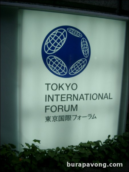 Tokyo International Forum.