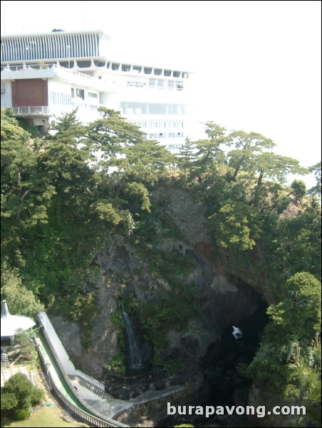 Nishikigaura coastline and gardens of Hotel New Akao Royal Wing, Atami.
