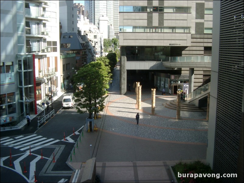 Outside Ebisu station.