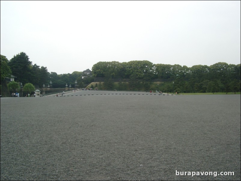 Outside Imperial Palace.