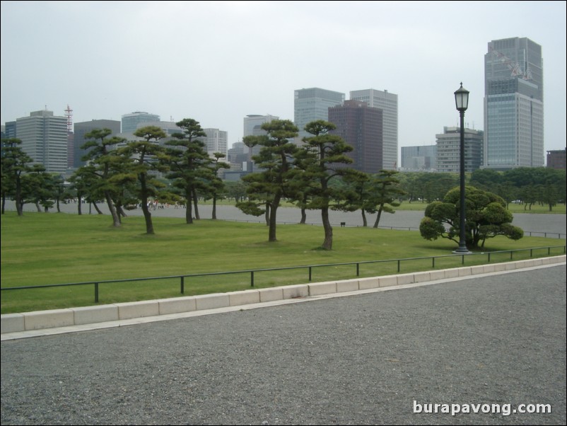 Outside Imperial Palace.