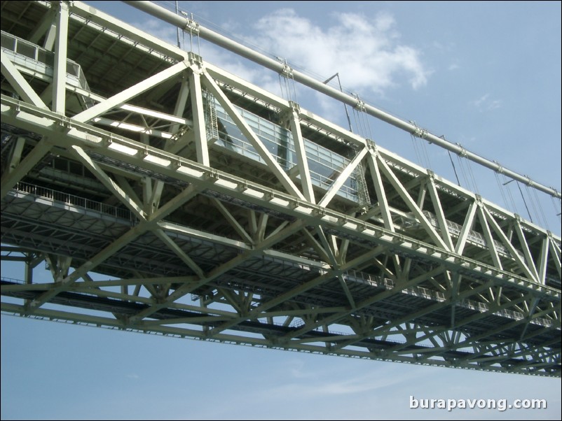 Akashi-Kaikyo Bridge, the world's longest suspension bridge.