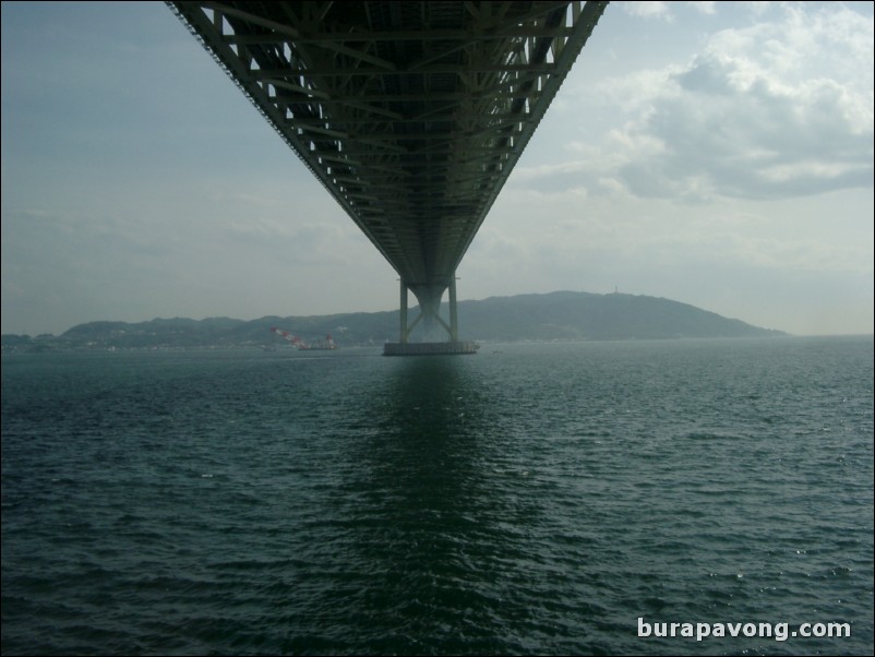 Akashi-Kaikyo Bridge, the world's longest suspension bridge.