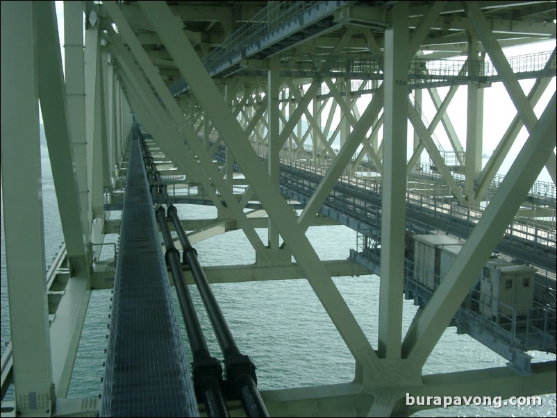 Akashi-Kaikyo Bridge, the world's longest suspension bridge.