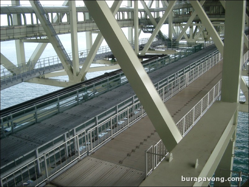 Akashi-Kaikyo Bridge, the world's longest suspension bridge.