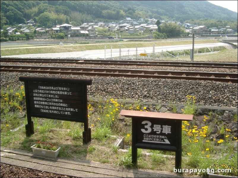 Sagano Romantic Train station in Kameoka.